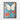 Whimsical Butterfly Dance in Blue Framed Canvas (Walnut) / 18 x 24