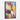 Vibrant Geometric Symphony on Canvas Framed Canvas (Walnut) / 32 x 48