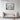 Cubist Coastal Escape with Vibrant Colors Framed Canvas (Black) / 24 x 18