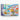 Cubist Coastal Escape with Vibrant Colors Canvas Wrap / 30 x 20