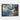 Majestic Waves Crashing at Sunset Framed Canvas (Black) / 48 x 32