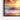 Fiery Sunset Waves at Dusk Framed Canvas (Black) / 48 x 32