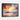 Fiery Sunset Waves at Dusk Framed Canvas (Black) / 40 x 30