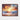 Fiery Sunset Waves at Dusk Framed Canvas (Walnut) / 32 x 24