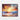 Fiery Sunset Waves at Dusk Framed Canvas (Walnut) / 14 x 11