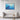 Lone Cowboy on Azure Plains Framed Canvas (Black) / 30 x 20