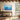 Lone Cowboy on Azure Plains Framed Canvas (Black) / 48 x 32