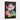 Vibrant Cowboy in Neon Hues Framed Canvas (Black) / 20 x 30