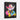 Vibrant Cowboy in Neon Hues Framed Canvas (Black) / 30 x 40