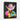Vibrant Cowboy in Neon Hues Framed Canvas (Black) / 11 x 14