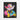 Vibrant Cowboy in Neon Hues Framed Canvas (Black) / 8 x 10