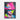 Vibrant Mystery in Pink Expressionism Framed Canvas (Black) / 20 x 30
