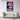 Vibrant Mystery in Pink Expressionism Framed Canvas (Black) / 20 x 30