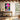 Vibrant Mystery in Pink Expressionism Framed Canvas (Black) / 32 x 48