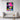 Vibrant Mystery in Pink Expressionism Framed Canvas (Black) / 24 x 32