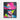 Vibrant Mystery in Pink Expressionism Framed Canvas (Black) / 11 x 14