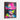 Vibrant Mystery in Pink Expressionism Framed Canvas (Walnut) / 18 x 24