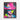 Vibrant Mystery in Pink Expressionism Framed Canvas (Walnut) / 24 x 32