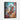 Dynamic Cowboy Ride in Expressionist Colors Framed Canvas (Black) / 24 x 32