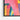 Whirlwind of Colors Abstract Expression Framed Canvas (Black) / 48 x 32