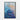 Azure Dreamscape: Ocean Rhythms in Art Framed Canvas (Black) / 20 x 30