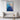 Azure Dreamscape: Ocean Rhythms in Art Framed Canvas (Black) / 32 x 48