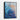 Azure Dreamscape: Ocean Rhythms in Art Framed Canvas (Black) / 11 x 14