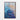 Azure Dreamscape: Ocean Rhythms in Art Framed Canvas (Walnut) / 20 x 30