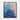 Azure Dreamscape: Ocean Rhythms in Art Framed Canvas (Walnut) / 16 x 20