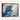 Cascading Azure Dreams in Gold Framed Canvas (Black) / 40 x 30
