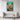 Vivid Brushstrokes of the Majestic Bear Framed Canvas (Walnut) / 32 x 48