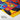 Vibrant Geometric Panda Play Fine Art Print / 48 x 32