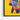 Vibrant Geometric Panda Play Framed Canvas (Black) / 48 x 32