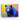 Majestic Blue Bear in Sunset Hues Canvas Wrap / 24 x 18