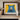 Majestic Blue Bear on Yellow Fine Art Print / 48 x 32