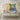 Majestic Blue Bear on Yellow Canvas Wrap / 48 x 32