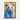Blue Bear in Golden Hues Framed Canvas (Walnut) / 20 x 30