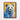 Blue Bear in Golden Hues Framed Canvas (Walnut) / 18 x 24