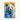 Blue Bear in Golden Hues Canvas Wrap / 32 x 48
