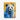 Blue Bear in Golden Hues Canvas Wrap / 18 x 24