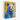 Blue Bear in Golden Hues Canvas Wrap / 16 x 20