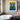 Blue Bear on Golden Canvas Fine Art Print / 32 x 48