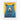 Blue Bear on Golden Canvas Fine Art Print / 18 x 24