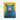 Blue Bear on Golden Canvas Canvas Wrap / 24 x 32