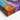 Vibrant Spectrum Bear Portrait Canvas Wrap / 48 x 32