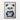 Charming Panda in Nautical Stripes Framed Canvas (Walnut) / 20 x 30
