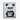 Charming Panda in Nautical Stripes Canvas Wrap / 11 x 14