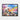 Arctic Whirls: Polar Symphony in Color Framed Canvas (Black) / 32 x 24