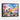 Arctic Whirls: Polar Symphony in Color Framed Canvas (Black) / 40 x 30