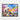 Arctic Whirls: Polar Symphony in Color Framed Canvas (Black) / 14 x 11